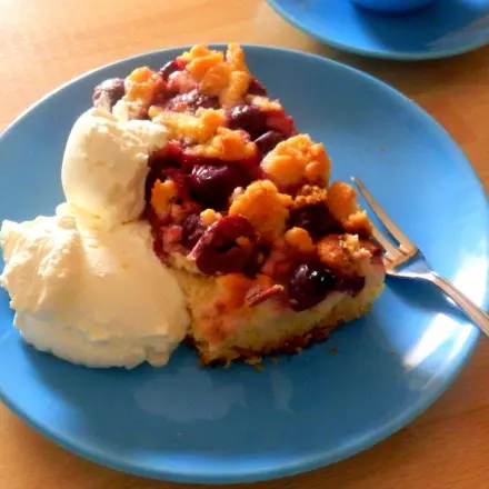 Sauerkirsch-Käsekuchen