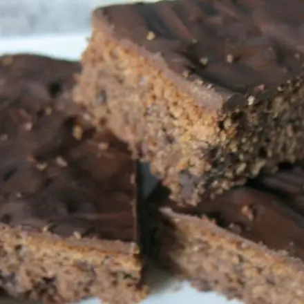 Schoko-Mandel-Schnitten (Brownie-Kuchen)