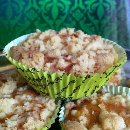 Apfel-Zimt Muffins mit Streusel