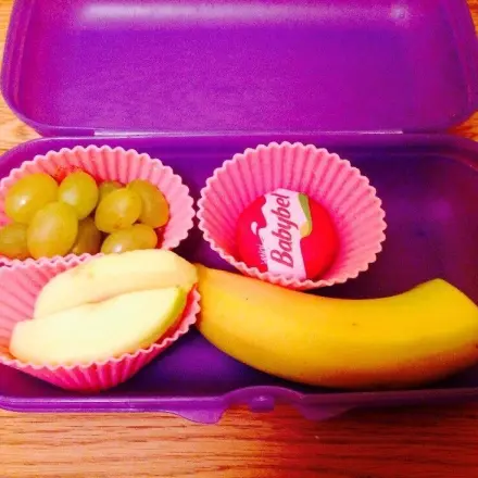 Muffin-Silikonförmchen für die Brotdose