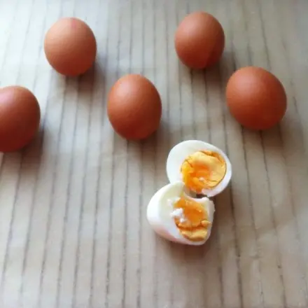 Eier im Backofen garen