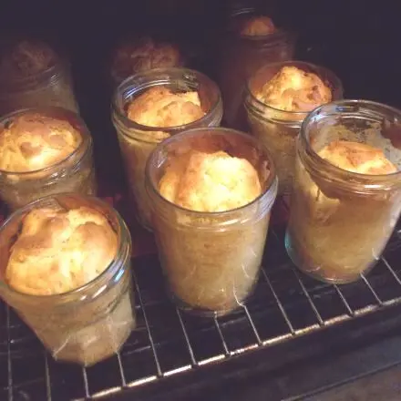 Apfelkuchen im Glas backen