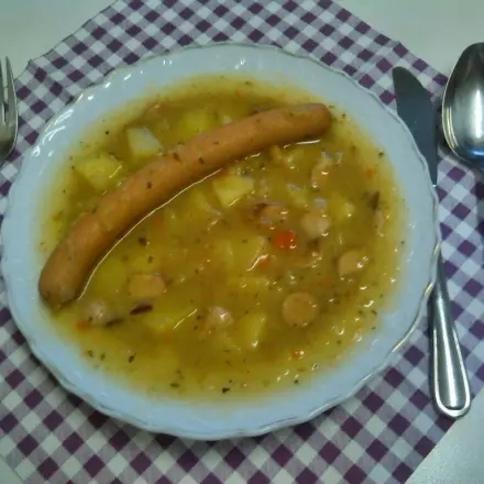 Gebundene Berliner Kartoffelsuppe