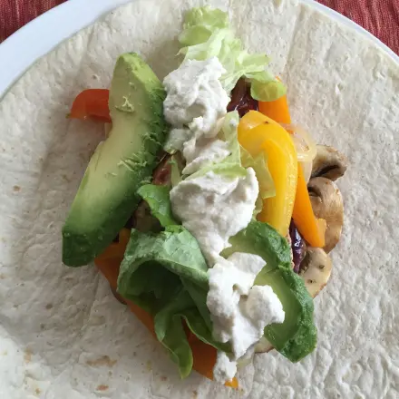 Wraps selber machen mit marinierten Champignons