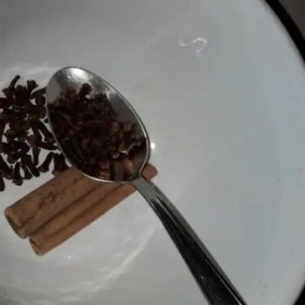 Potpourri für den Kamin mit Zimt und Nelken