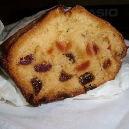 Weihnachtsstollen Alternative: Früchtekuchen mit Marzipan