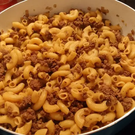 Hörnli mit Ghacktes