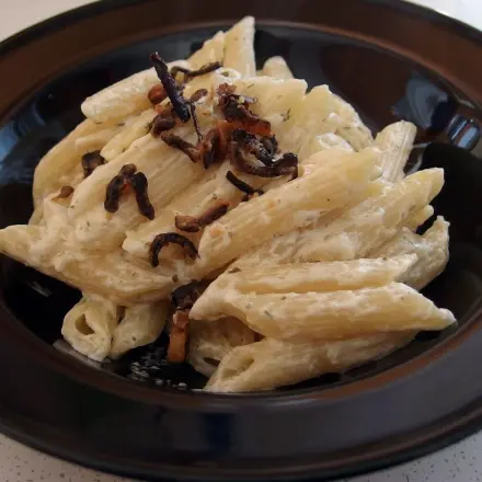 Creme fraiche Nudeln