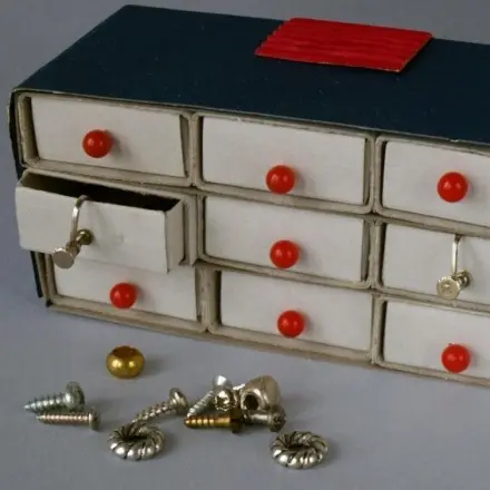Mini-Box aus Streichholzschachteln