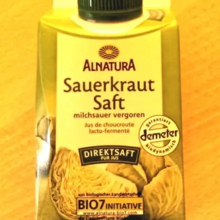 Sauerkrautsaft fördert das Abführen