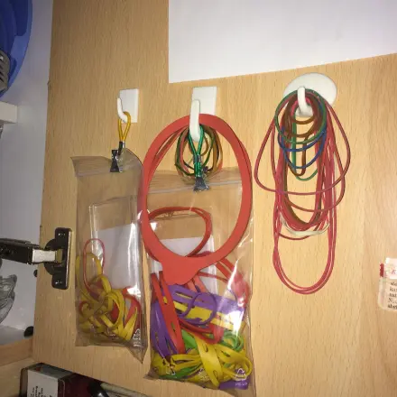 Gummiringe griffbereit haben