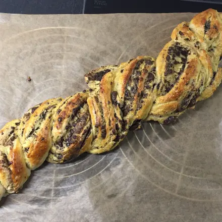 Russischer Schokoladenzopf