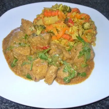 Kokos-Erdnusshähnchenfilet