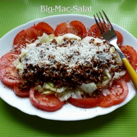Big Mac Salat Low Carb