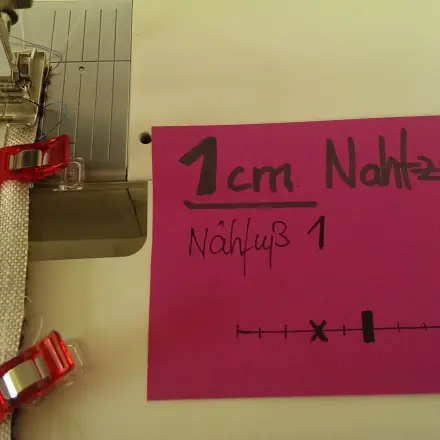 Nähmaschine: Nadelart und -position merken