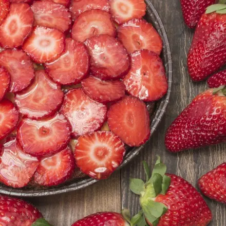 Obstkuchen mit Gelatine überziehen ohne Kleckerei