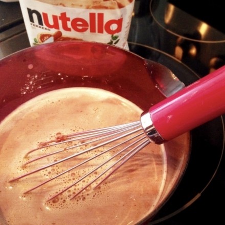 Nutellapudding: Reste im Nutellaglas verwerten