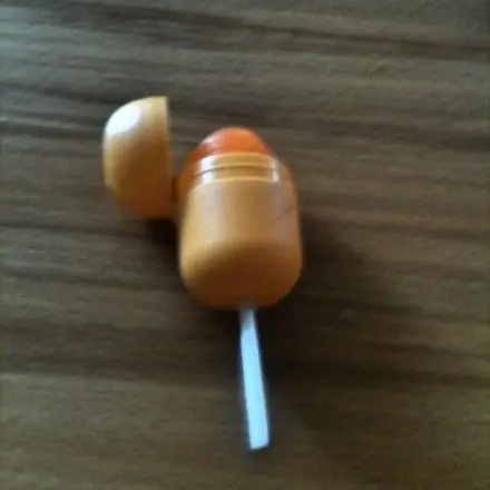 Angelutschten Lolli aufbewahren