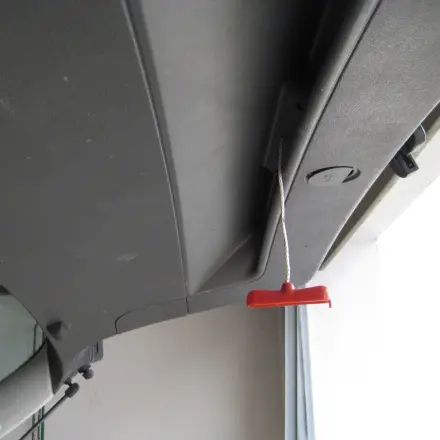 Bedienung der Heckklappe eines VW GOLF VI