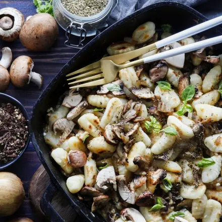 Hüttenkäse-Gnocchi