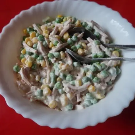 Zwei Minuten-Salat