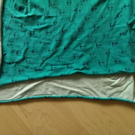 Einfarbiger Jersey: Welches ist die rechte Seite?