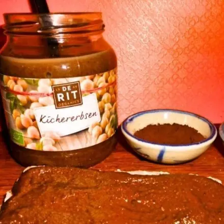 Schoko-Hummus - Schokocreme auf Kichererbsenbasis