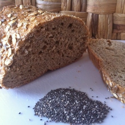 Chia-Körnerbrot