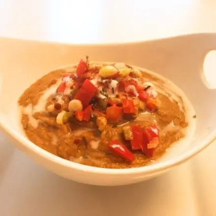 Pikante Linsensuppe mit Kokosmilch - vegan