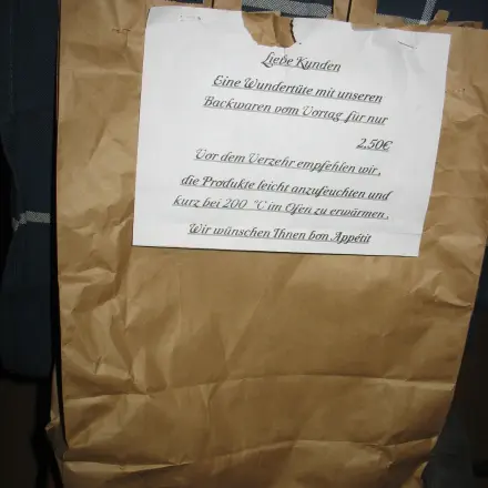 Brot und Brötchen aus der "Wundertüte"