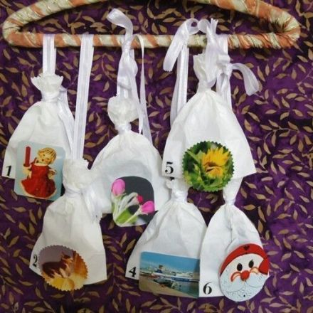 Viermal einen 6-Tage-Adventskalender machen