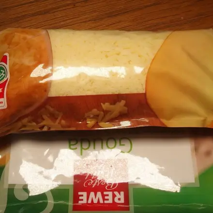 Geriebener Käse hält so länger