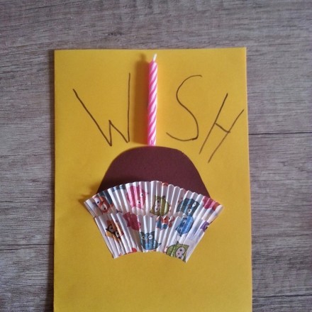 Muffin Geburtstagskarte basteln