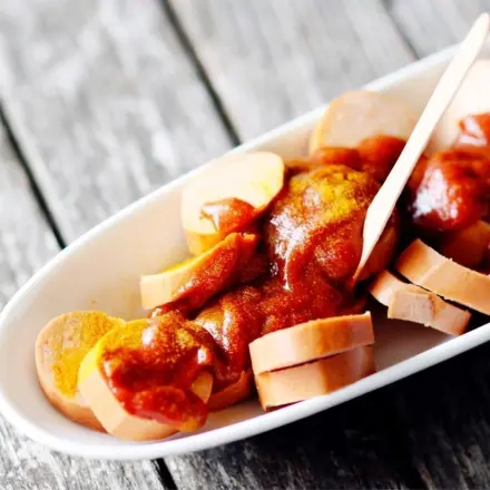 Currywurst (Oberländer) ohne Fett anbraten