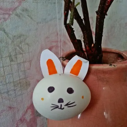 Süßes Eierhäschen - Osterdeko zum Aufhängen