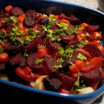 Überbackenes Wurzelgemüse - gesund und lecker!