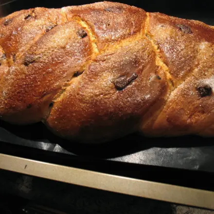 Hefe-Osterzopf - mal ohne Rosinen