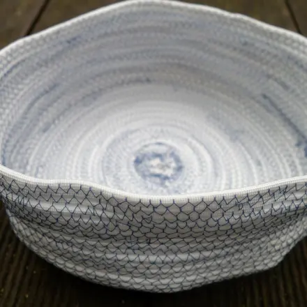 Körbe aus Wäscheleine oder Seilen ~ DIY