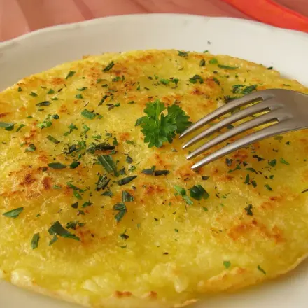 Kartoffelbratlinge mit Giersch