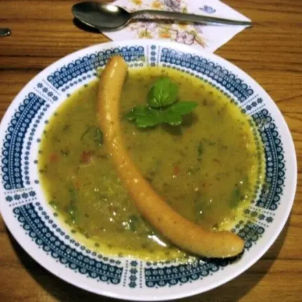 Bunte Gurken-Kartoffel-Suppe