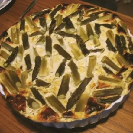 Käse-Spargel-Tarte