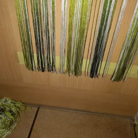 Fadenvorhang kürzen - Trick