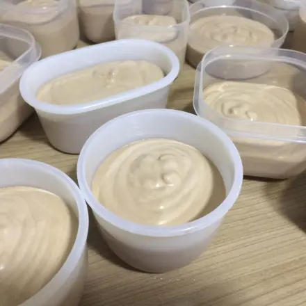 Schokoeis mit Joghurt und Nutella