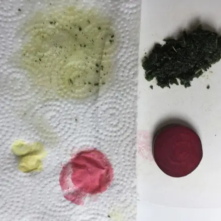 Naturfarben aus Lebensmitteln