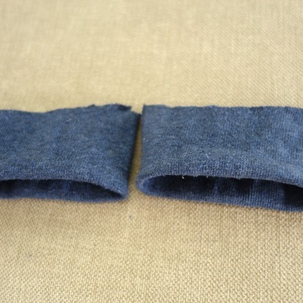 Bündchen aus einer alten Socke