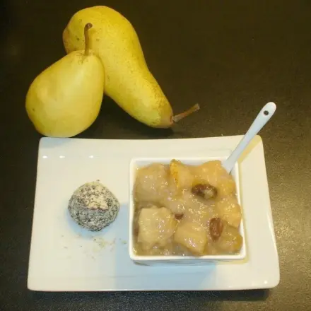 Birnenkompott mit Sago