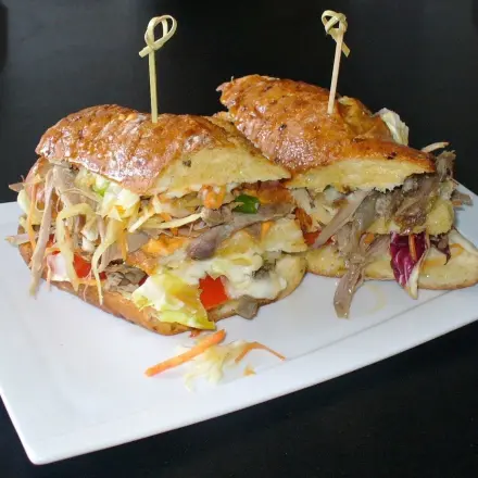 "Pulled Goose": Ein Männersandwich