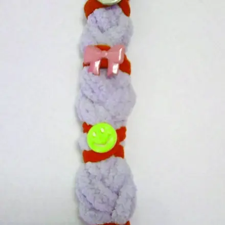 Haarschonende Zopfgummis selbst herstellen