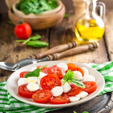 Tomate-Mozzarella-Teller
