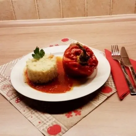 Gefüllte Paprikaschoten